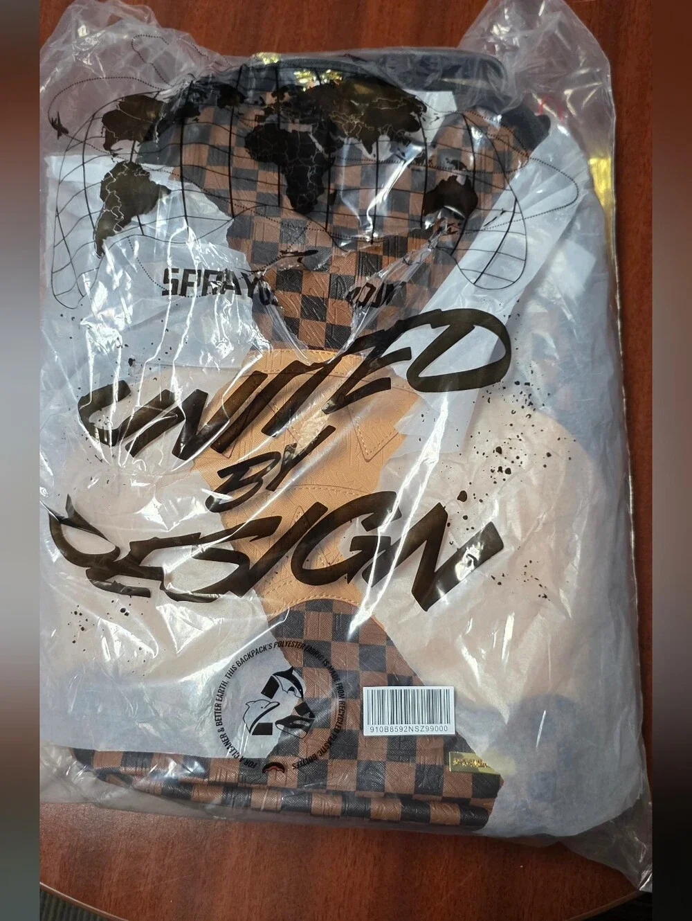 Sprayground Guess Not Checkers Backpack